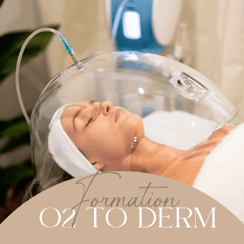 Formation O² to derm. Apprenez à utiliser le traitement O2 to Derm, une méthode révolutionnaire pour diffuser de l'oxygène et revitaliser la peau en profondeur.